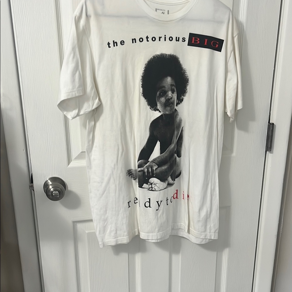 The Notorious B.I.G. White Graphic Tee